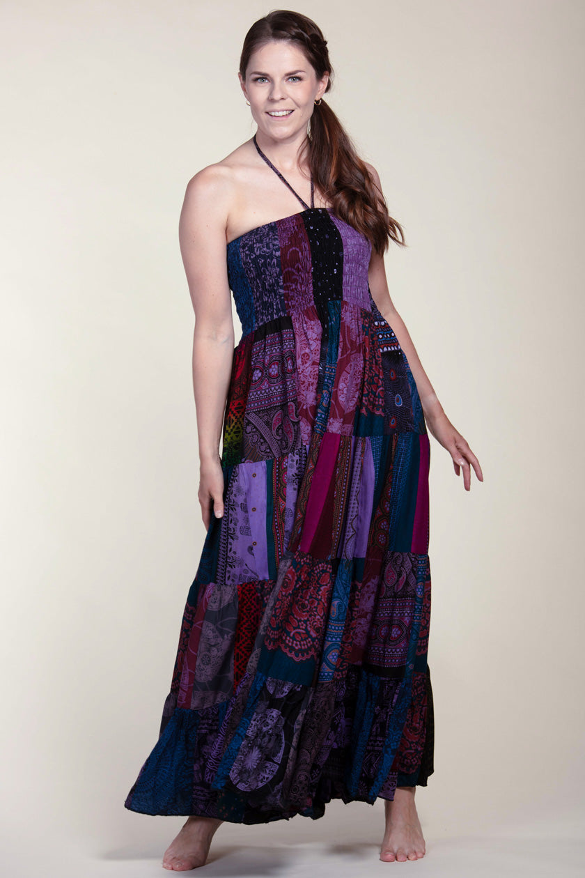 Surplus Bohemian Lavender Artisan Bandeau Maksimekko