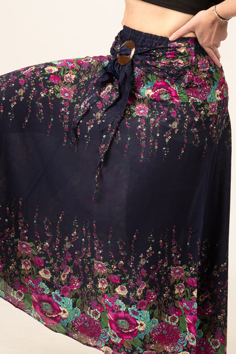 Boho Black Artisan Kjol