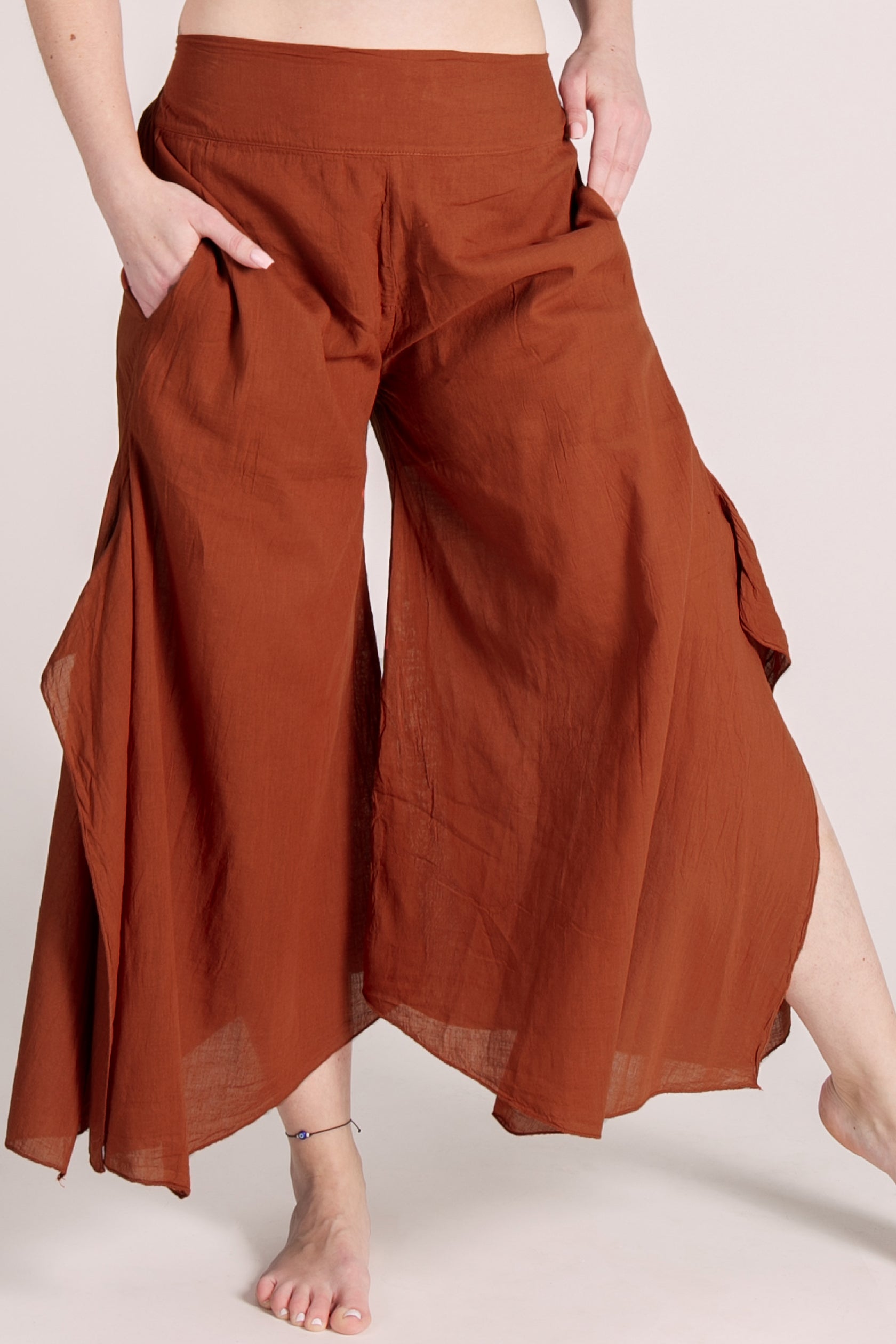 Breeze Sienna Cotton Artisan Palatsihousut