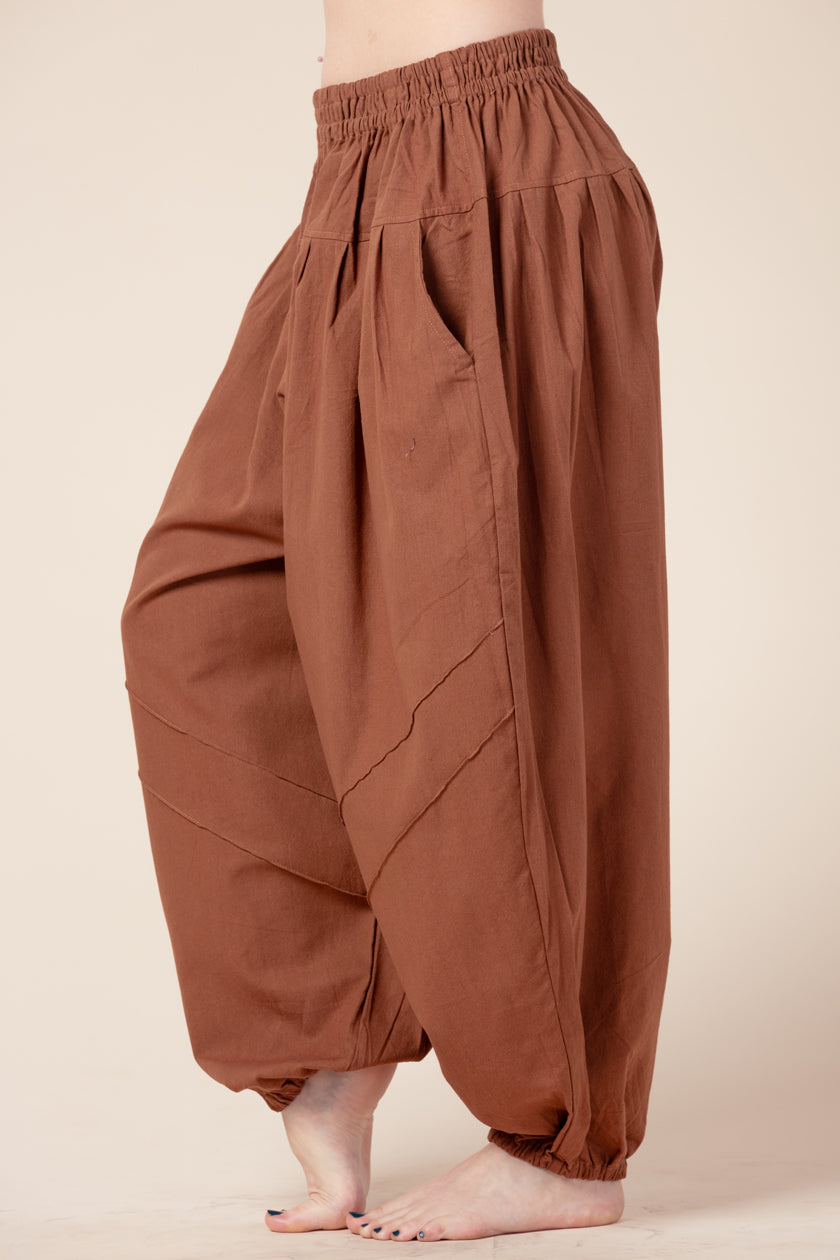 Hill Tribe Unisex Blue Artisan Harem Pants