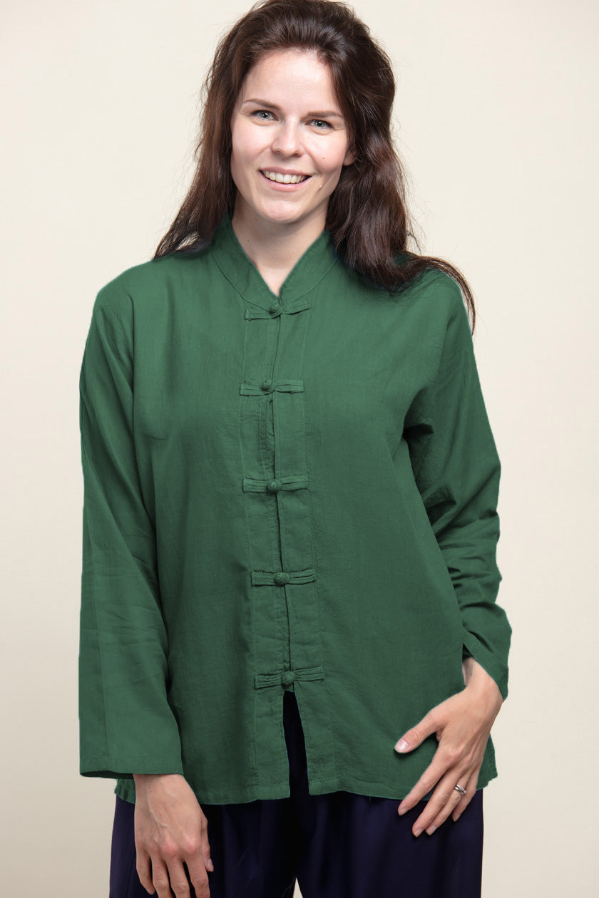 Namaste Dark Teal Traditional Yogatopp