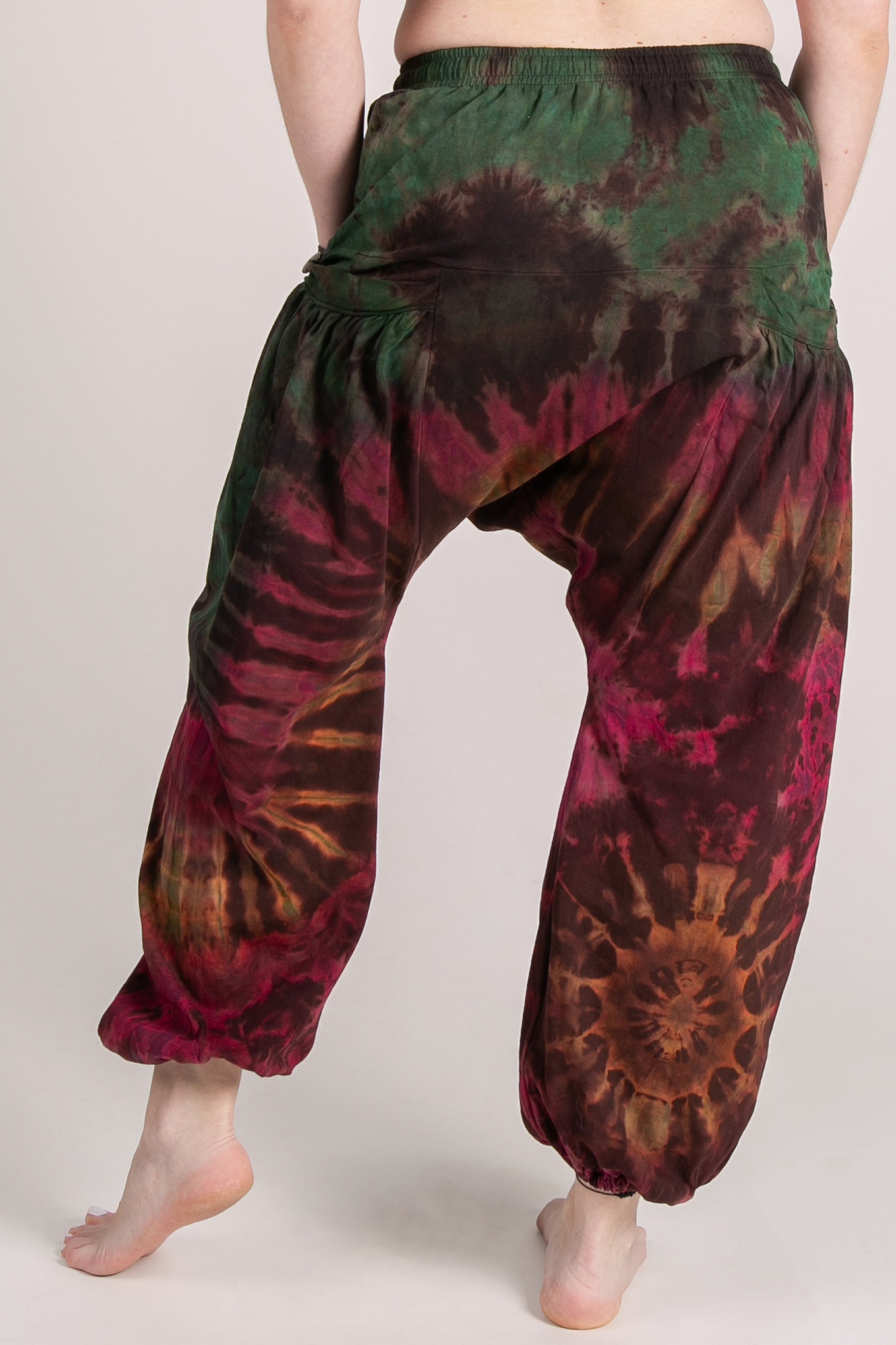 Jungle Burst Brown Artisan Haaremihousut