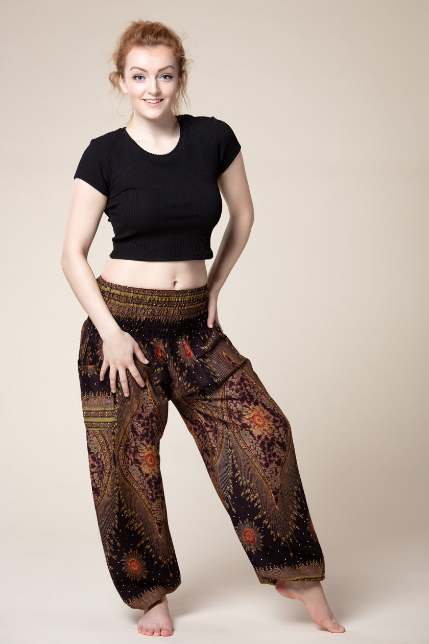 Peacock Eye Artisan Harem Pants