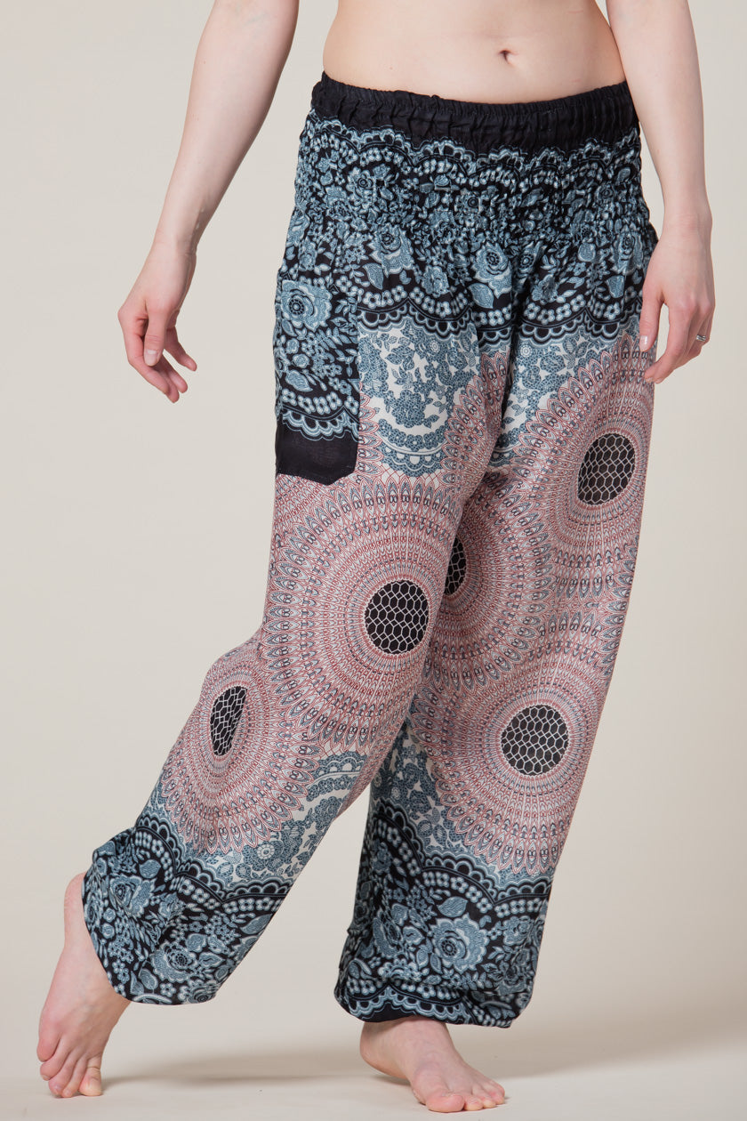 Mandala Silver Artisan Harem Pants