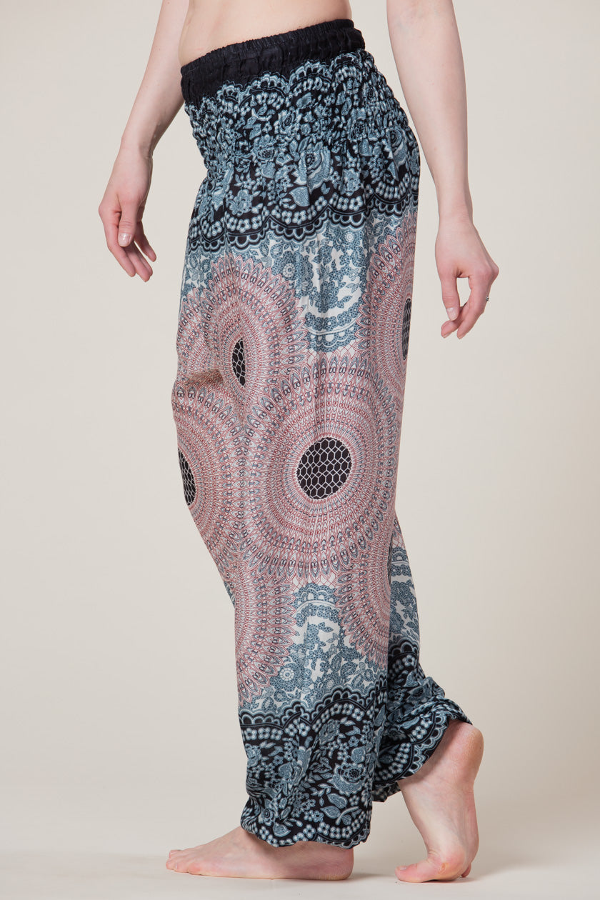 Mandala Silver Artisan Harem Pants
