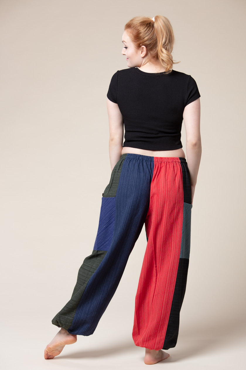 Hill Tribe Unisex Patchwork Artisan Harem Pants