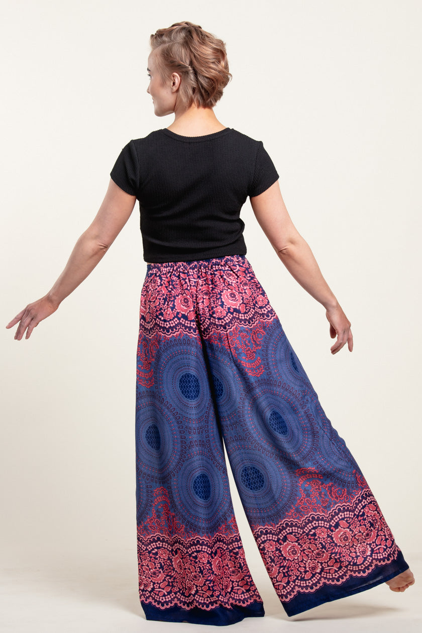 Mandala Blue Artisan Palace Pants