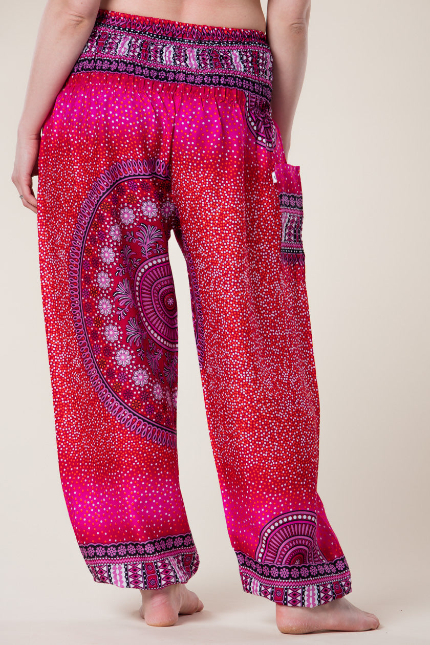 Chakra Pink Artisan Harem Pants