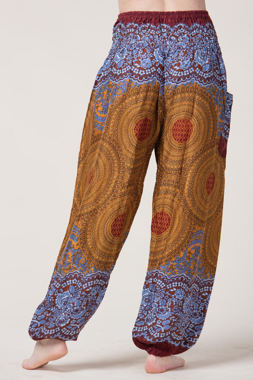 Mandala Bronze Artisan Harem Pants