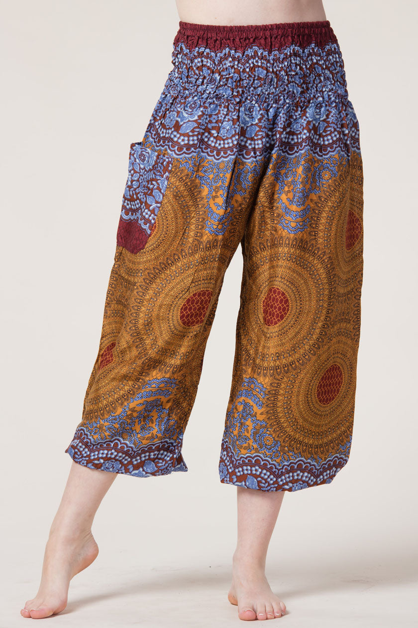 Mandala Bronze Artisan Harem Pants