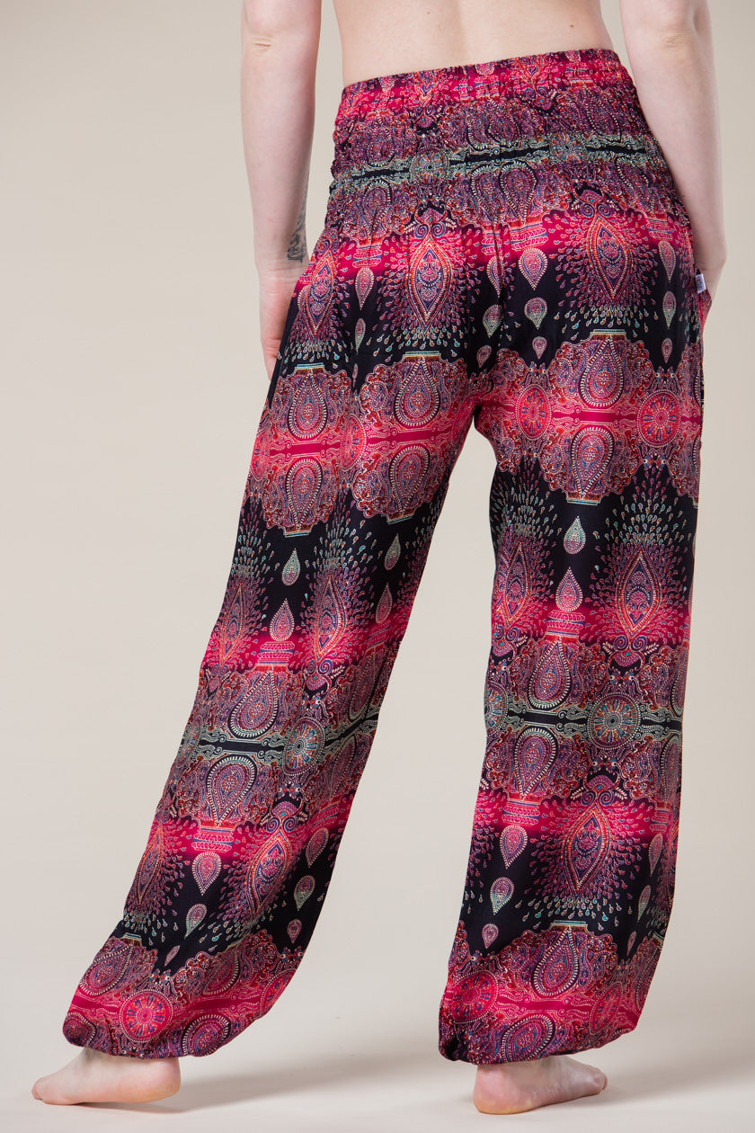 Paisley Pink Artisan Harem Pants
