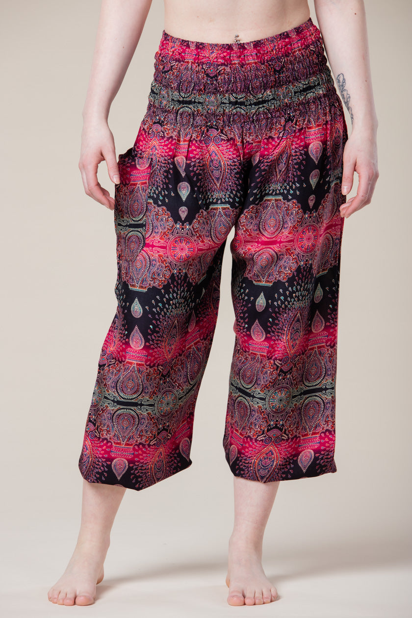 Paisley Pink Artisan Harem Pants