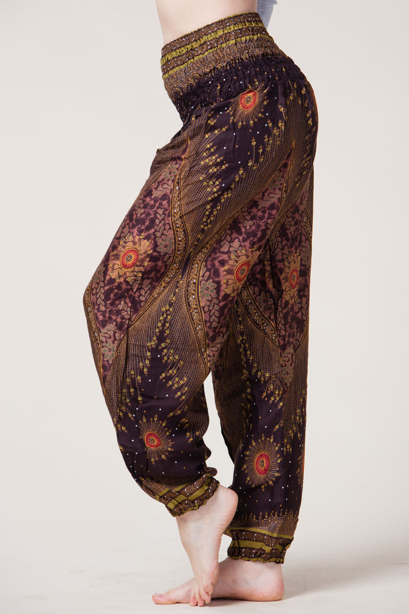 Peacock Eye Artisan Harem Pants