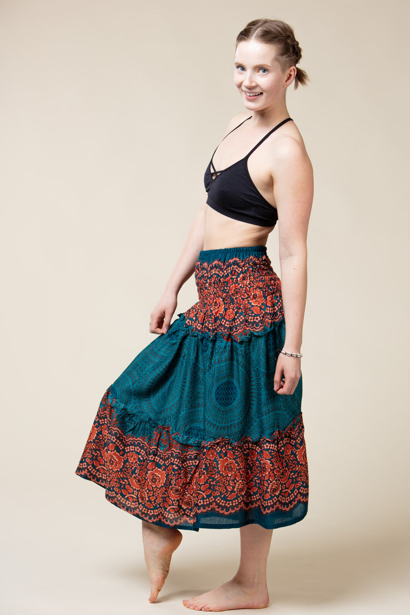 Mandala Teal Artisan Hame