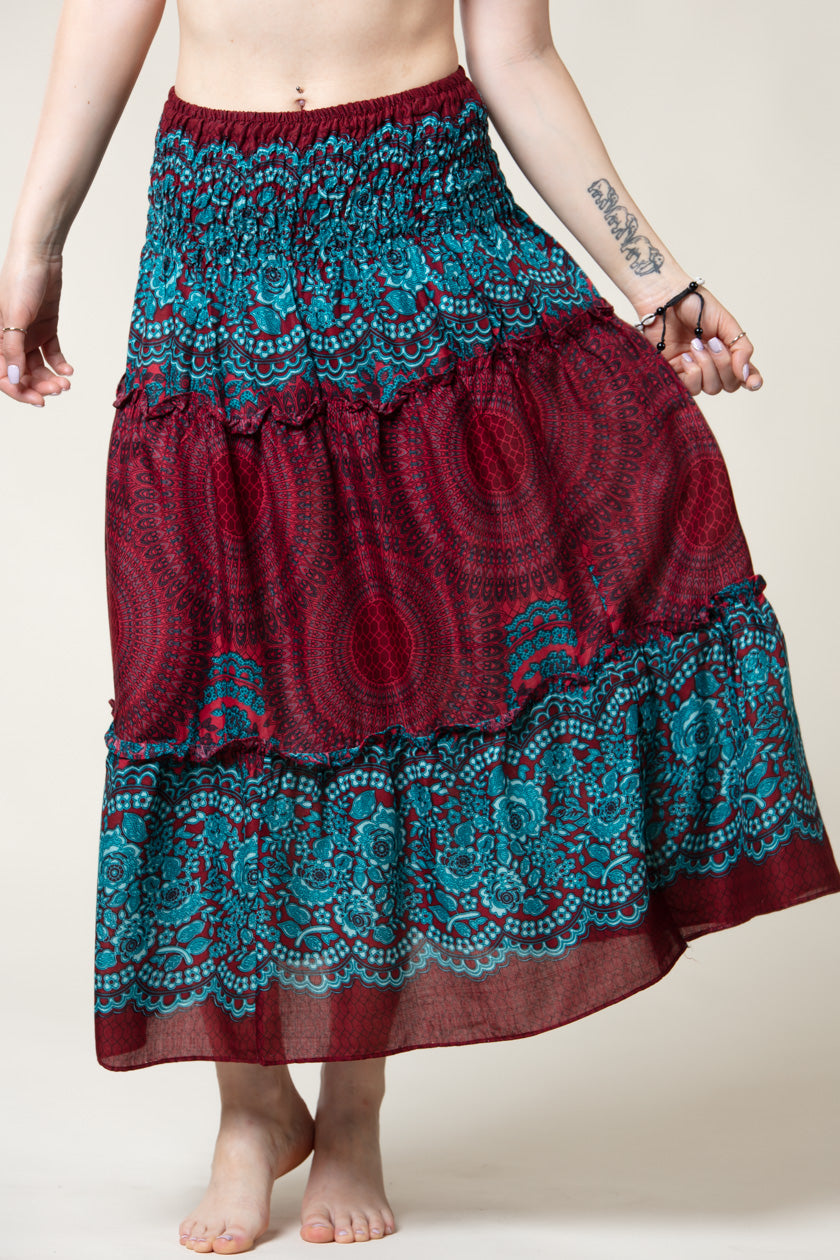 Mandala Red Artisan Hame