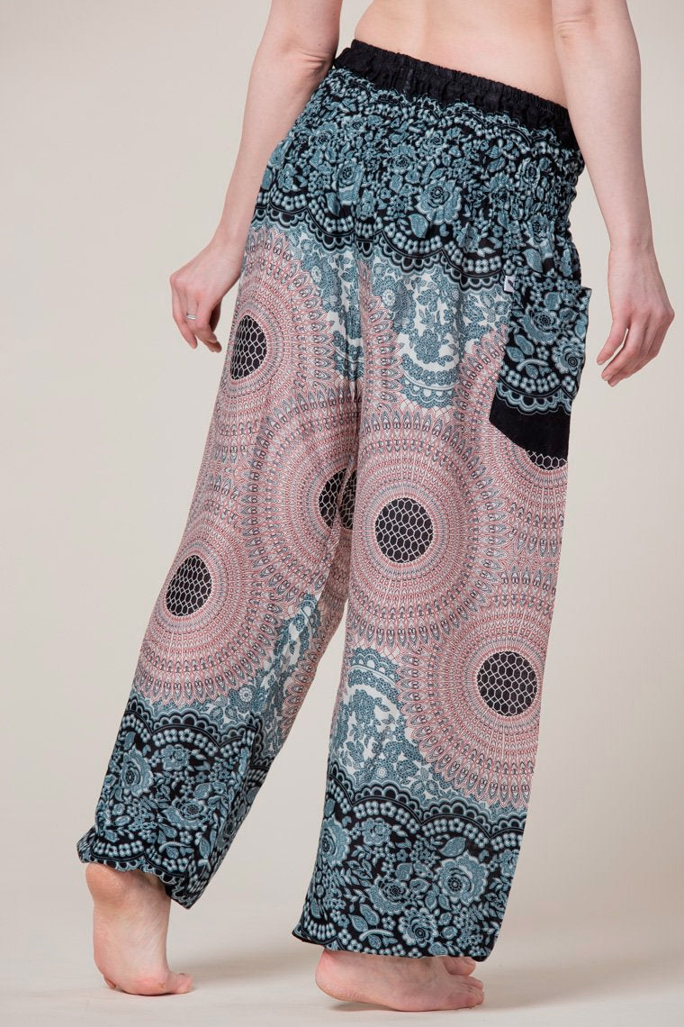 Mandala Silver Artisan Harem Pants