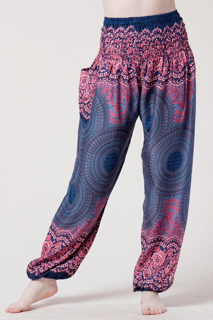 Mandala Blue Artisan Harem Pants