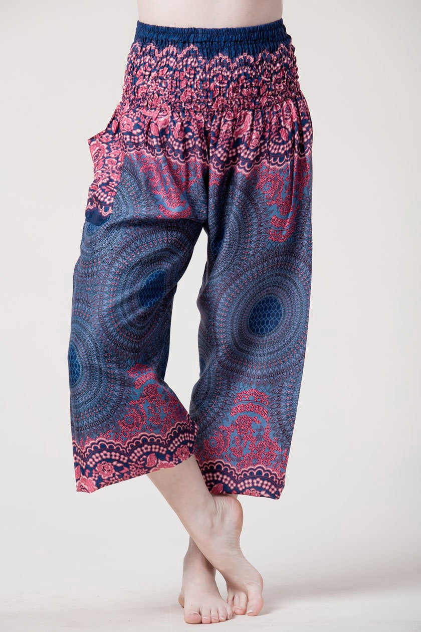Mandala Blue Artisan Harem Pants