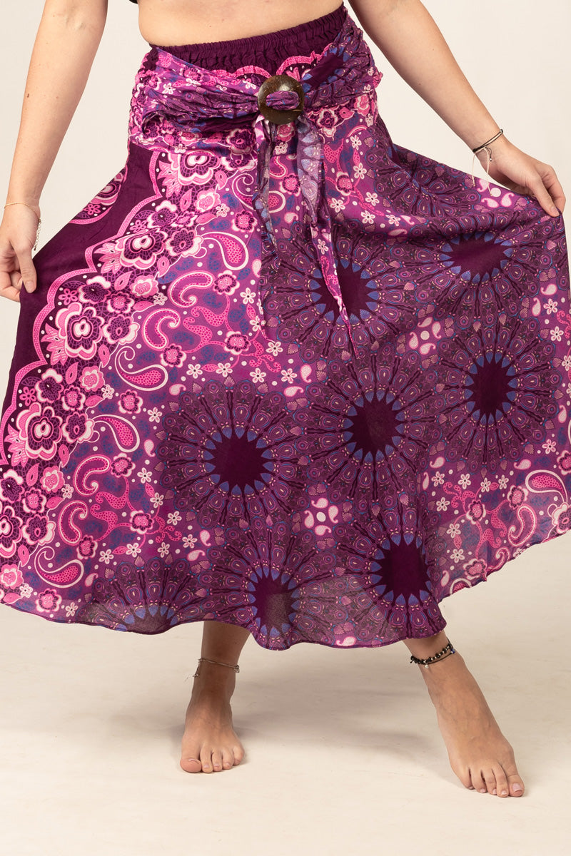 Boho Black Artisan Skirt