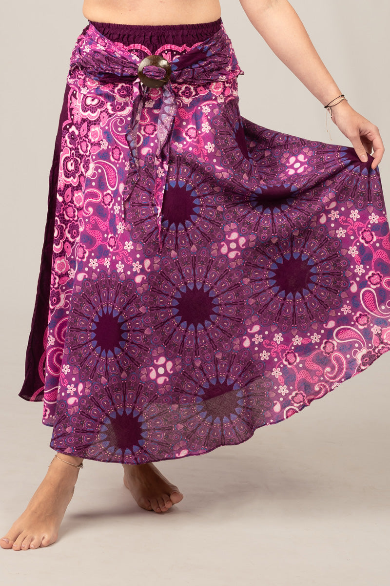 Boho Black Artisan Kjol