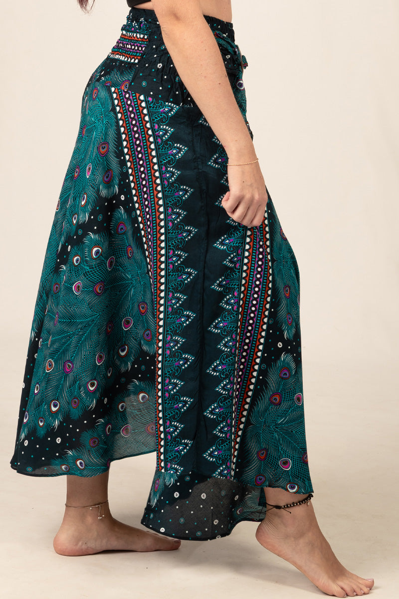 Boho Black Artisan Kjol