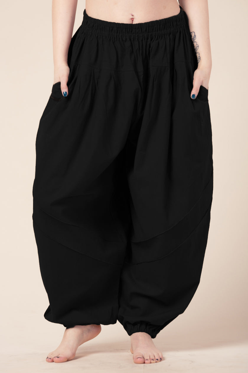 Hill Tribe Unisex Blue Artisan Harem Pants