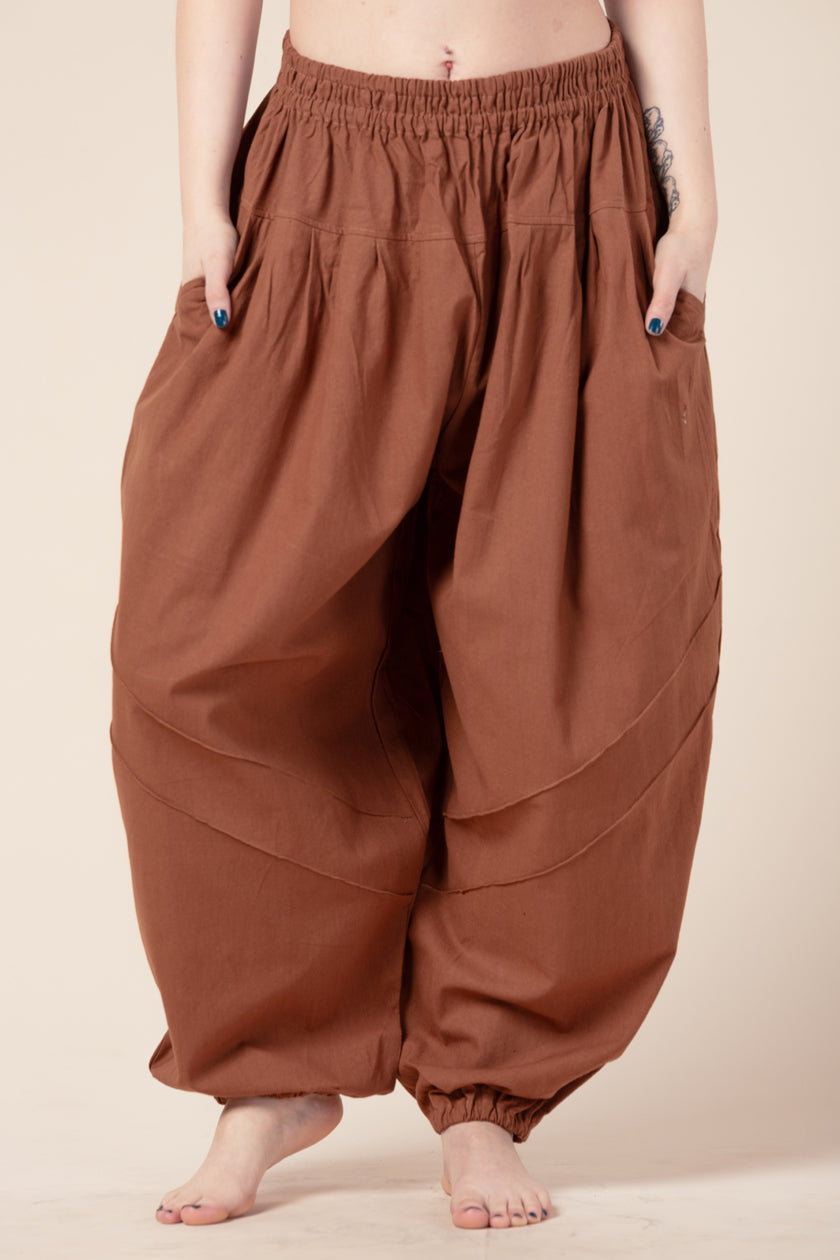 Hill Tribe Unisex Blue Artisan Harem Pants