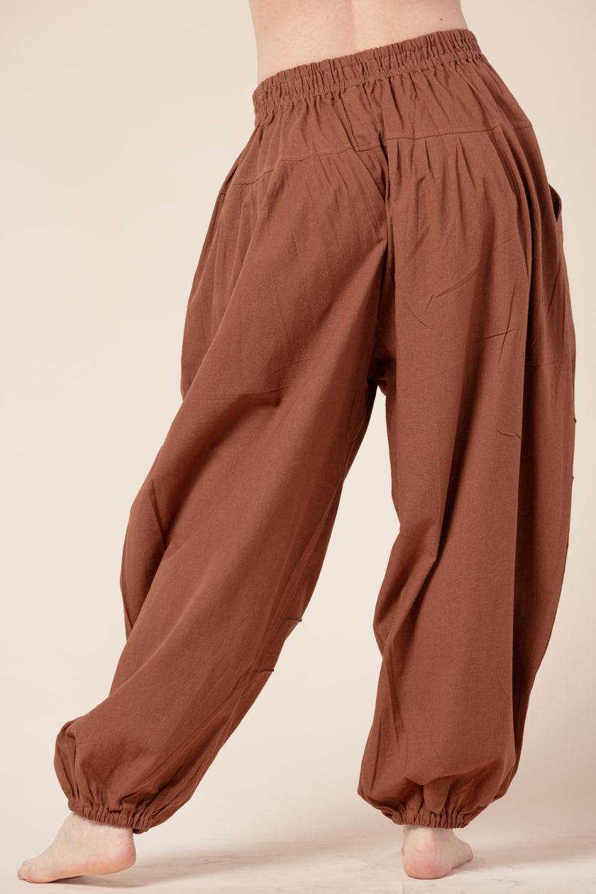 Hill Tribe Unisex Blue Artisan Harem Pants