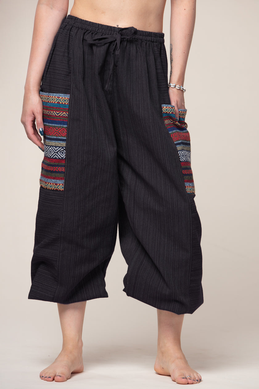 Hill Tribe Unisex Charcoal Artisan Haaremihousut