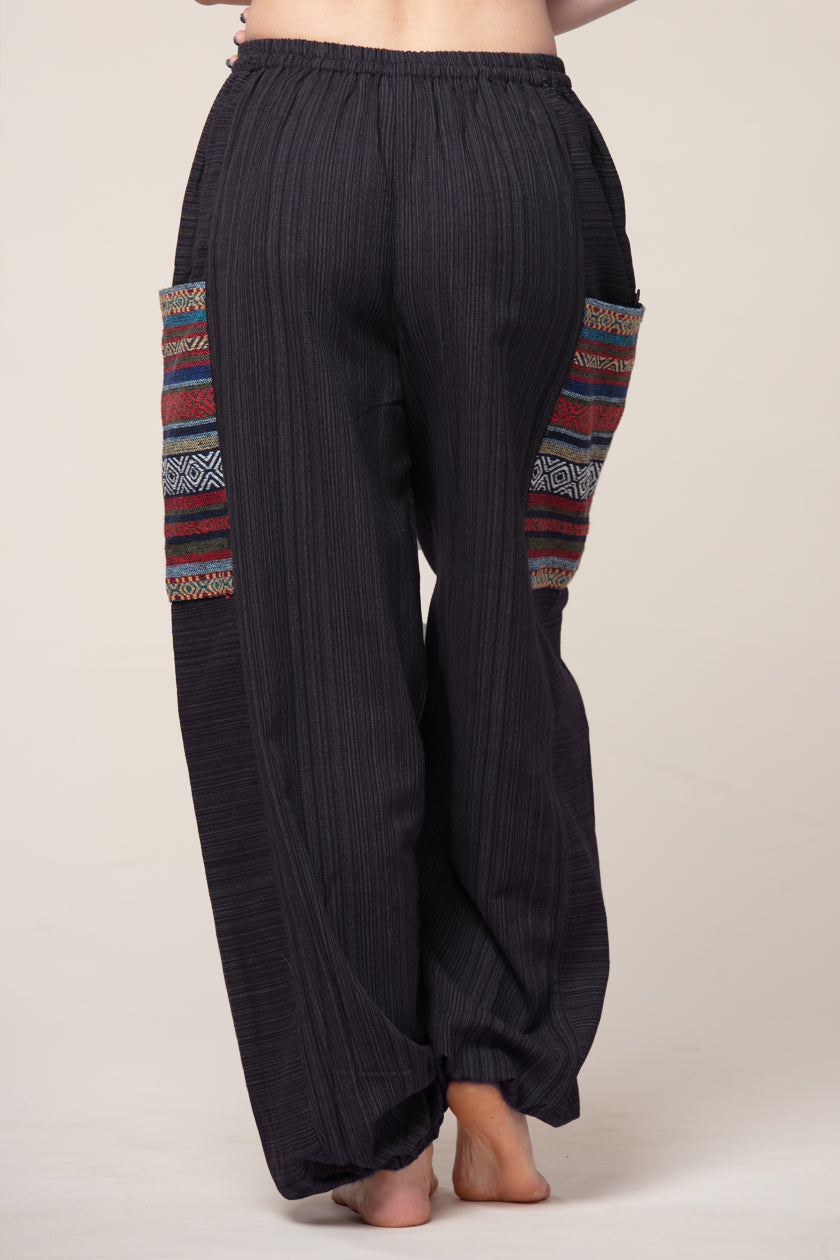 Hill Tribe Unisex Charcoal Artisan Haaremihousut