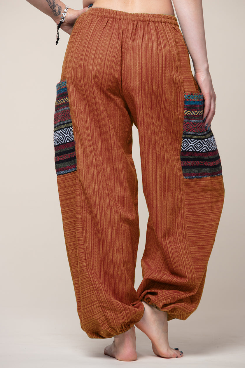 Hill Tribe Unisex Copper Artisan Haaremihousut