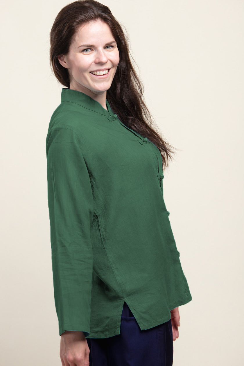 Namaste Dark Teal Traditional Joogapaita