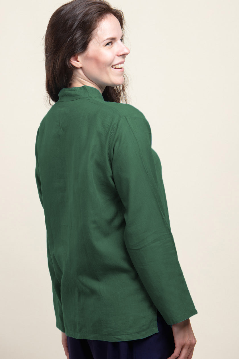 Namaste Forest Green Traditional Joogapaita