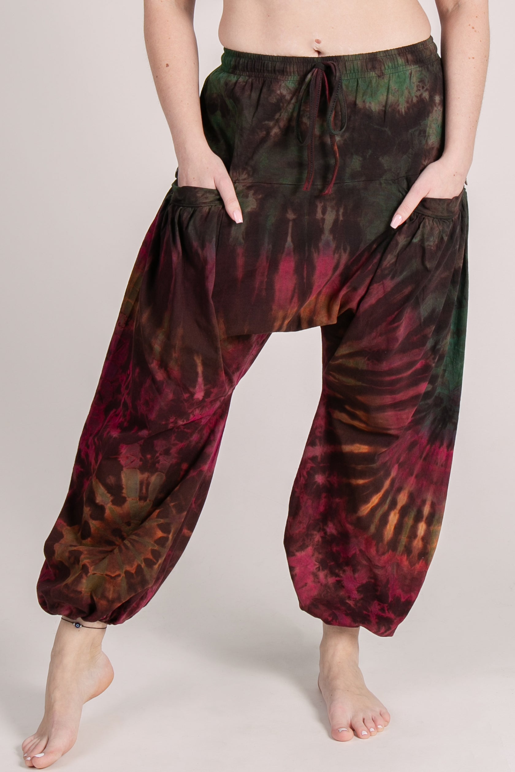 Jungle Burst Brown Artisan Haaremihousut