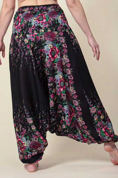 Floral Dark Artisan Jumpsuit Haaremihousut