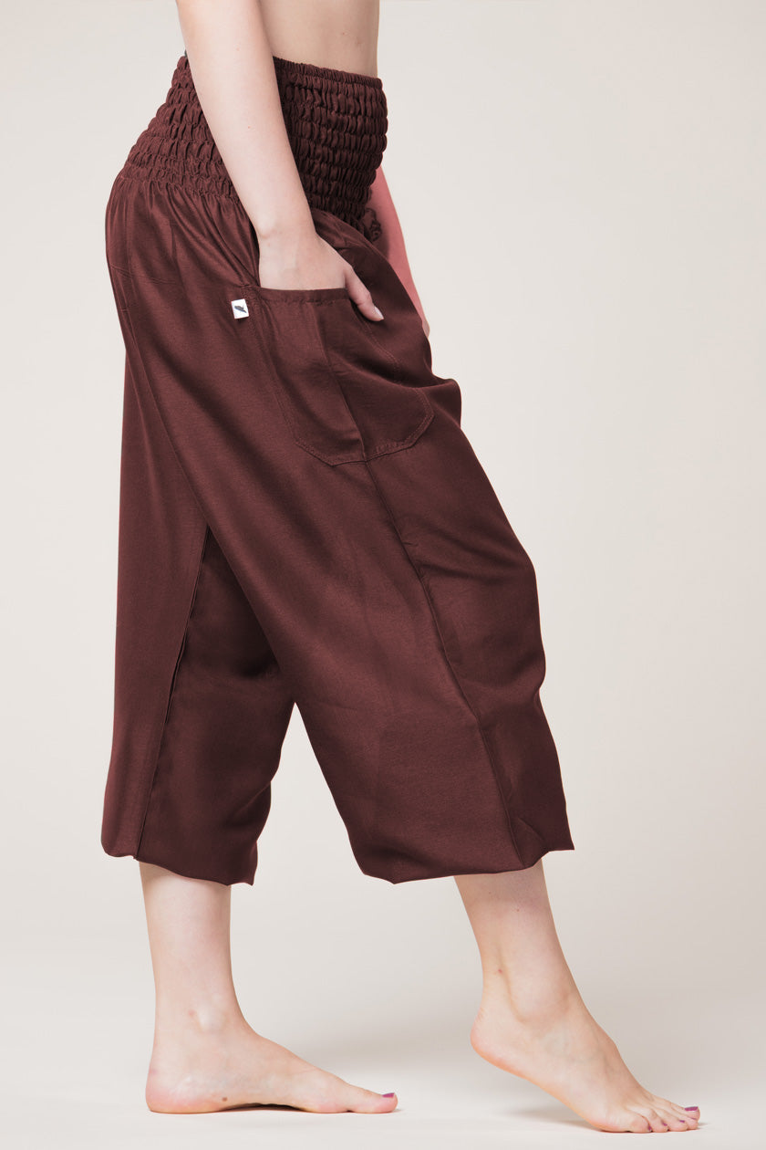 Boho Royal Brown Artisan Haaremihousut