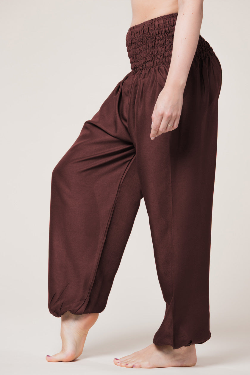 Boho Royal Brown Artisan Haaremihousut