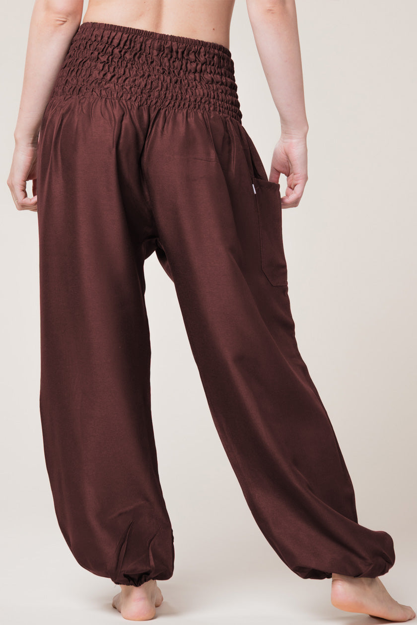 Boho Royal Brown Artisan Haaremihousut