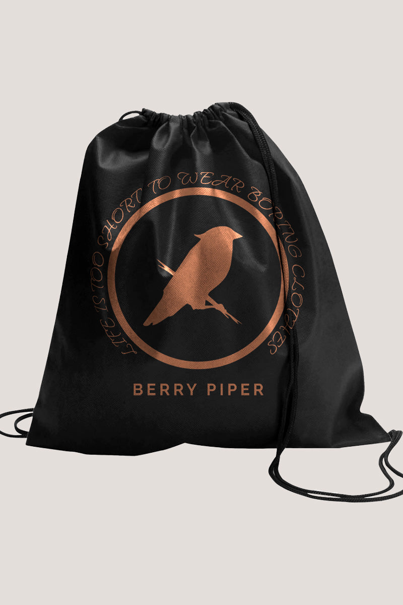 Berry Piper drawstring backpack