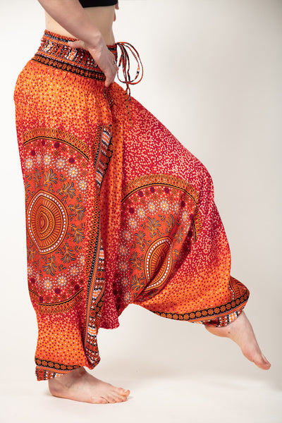 Chakra Orange Artisan Jumpsuit Haaremihousut