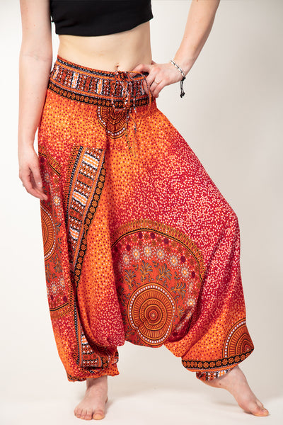 Chakra Orange Artisan Jumpsuit Haaremihousut