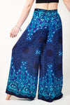 Paisley Mandala Blue Artisan Palatsihousut