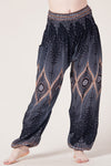 Diamond Peacock Black Artisan Haaremihousut