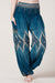 Diamond Peacock Turquoise Artisan Haaremihousut