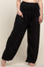 Long Boho Black Artisan Haaremihousut