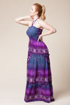 Chakra Purple Artisan Bandeau Maksimekko