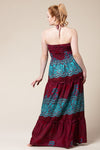Mandala Red Artisan Bandeau Maksimekko