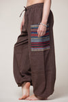 Hill Tribe Unisex Brown Artisan Haaremihousut