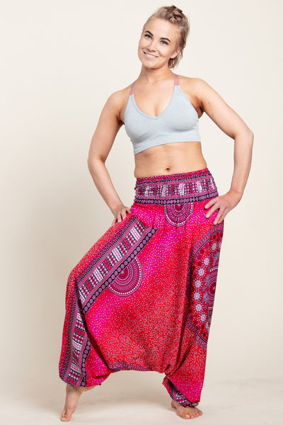 Chakra Pink Artisan Jumpsuit Haaremihousut
