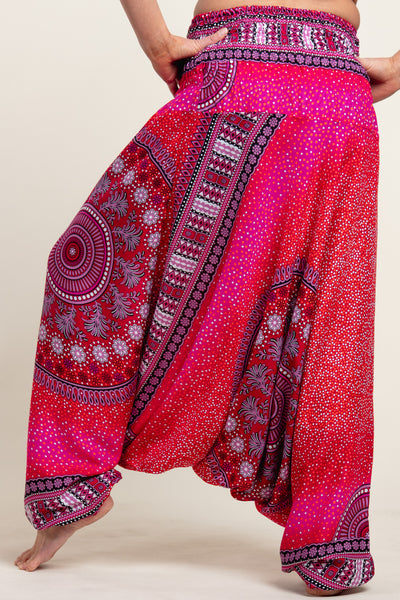 Chakra Pink Artisan Jumpsuit Haaremihousut